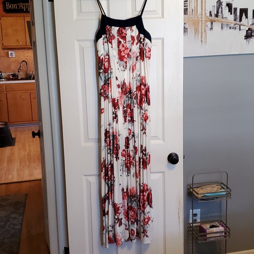 Floral long maxi dress